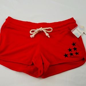 Dreamsicle Star Shorts in Red NWT Size Large Soft Retail $29.95